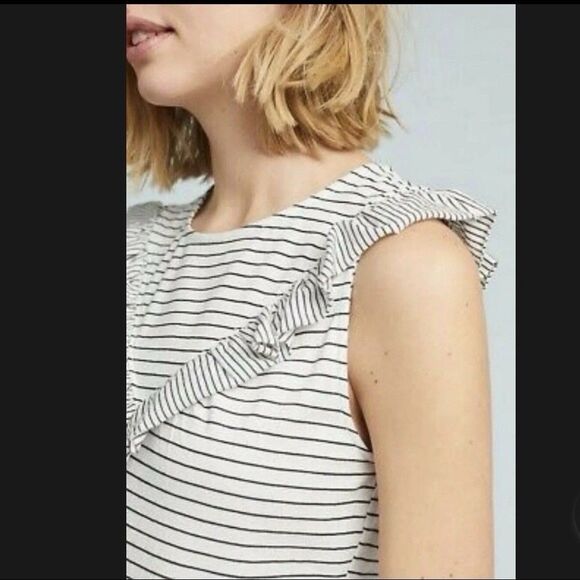 Maeve Anthropologie Women’s Sz SMALL Kalama Striped Tank Top - Picture 5 of 8